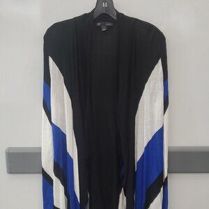 INC International Concepts Open Front Long Sleeve Cardigan Sweater